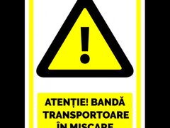 Indicator pentru banda transportoare in miscare